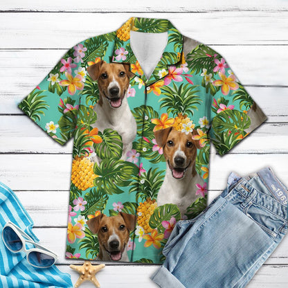 Tropical Pineapple Jack Russell Terrier H97020 - Hawaii Shirt