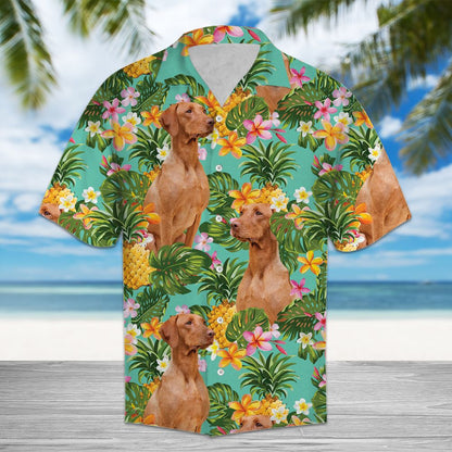 Tropical Pineapple Hungarian Vizsla H97041 - Hawaii Shirt