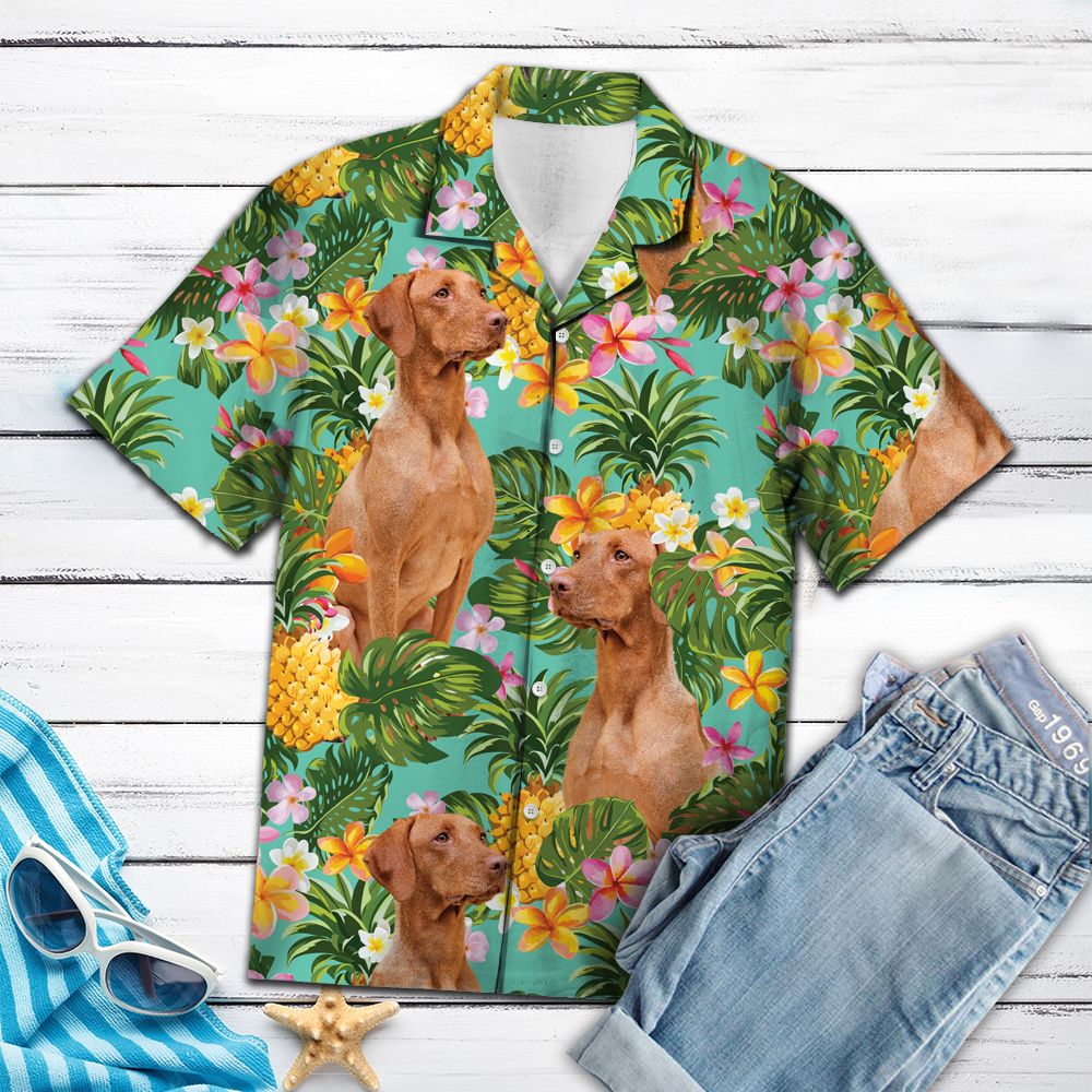 Tropical Pineapple Hungarian Vizsla H97041 - Hawaii Shirt