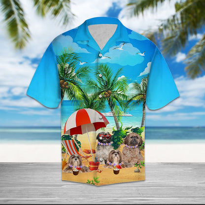 Lhasa Apso Beach Summer T0907 - Hawaii Shirt