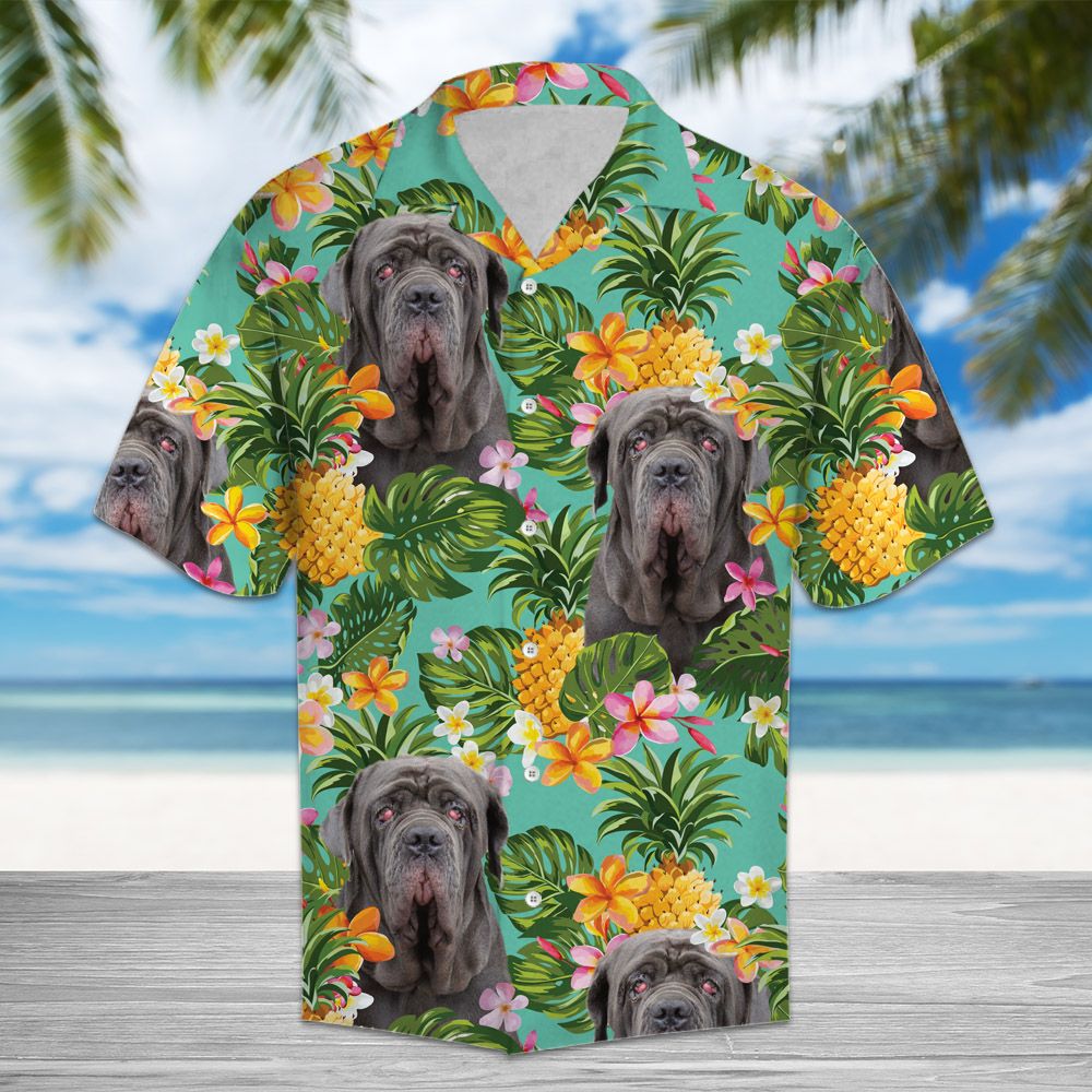 Tropical Pineapple Neapolitan Mastiff H97044 - Hawaii Shirt