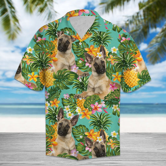 Tropical Pineapple Belgian Shepherd H97048 - Hawaii Shirt