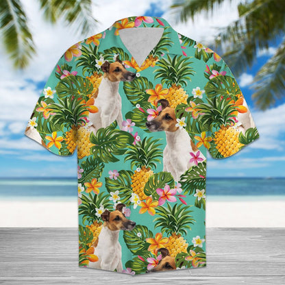 Tropical Pineapple Smooth Fox Terrier H97049 - Hawaii Shirt