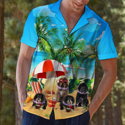 Tibetan Mastiff Beach Summer T0907 - Hawaii Shirt