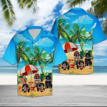 Tibetan Mastiff Beach Summer T0907 - Hawaii Shirt