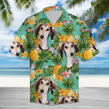 Tropical Pineapple Saluki H97053 - Hawaii Shirt