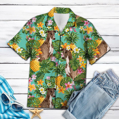 Tropical Pineapple Greyhound H97057 - Hawaii Shirt