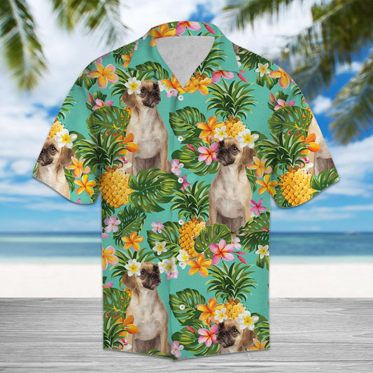 Tropical Pineapple Puggle H97058 - Hawaii Shirt