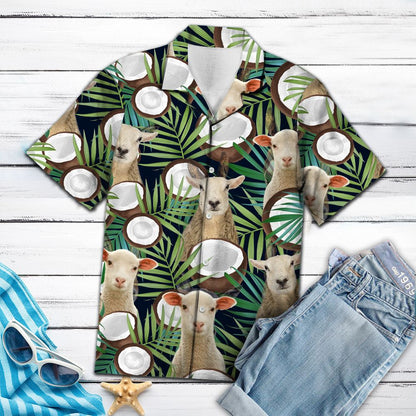 Sheep Coconut Tropical T0907 - Hawaii Shirt