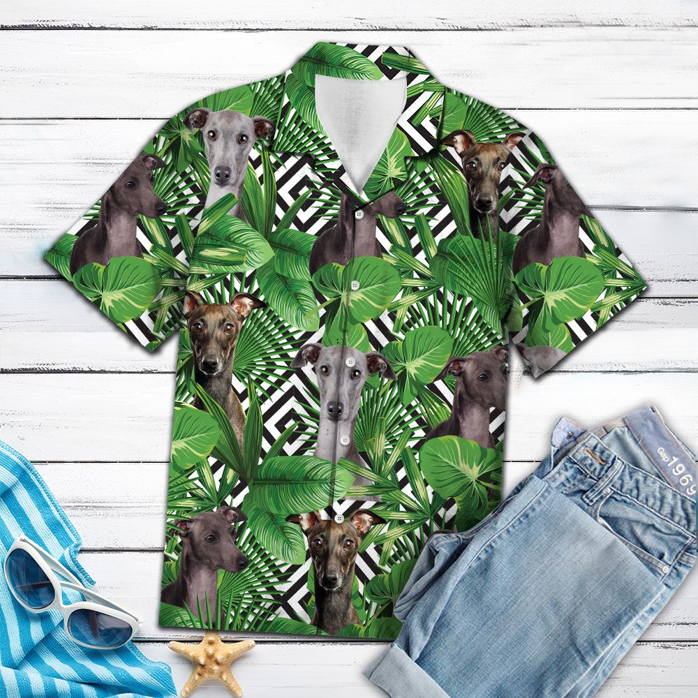 Summer exotic jungle tropical Italian Greyhound H97068 - Hawaii Shirt