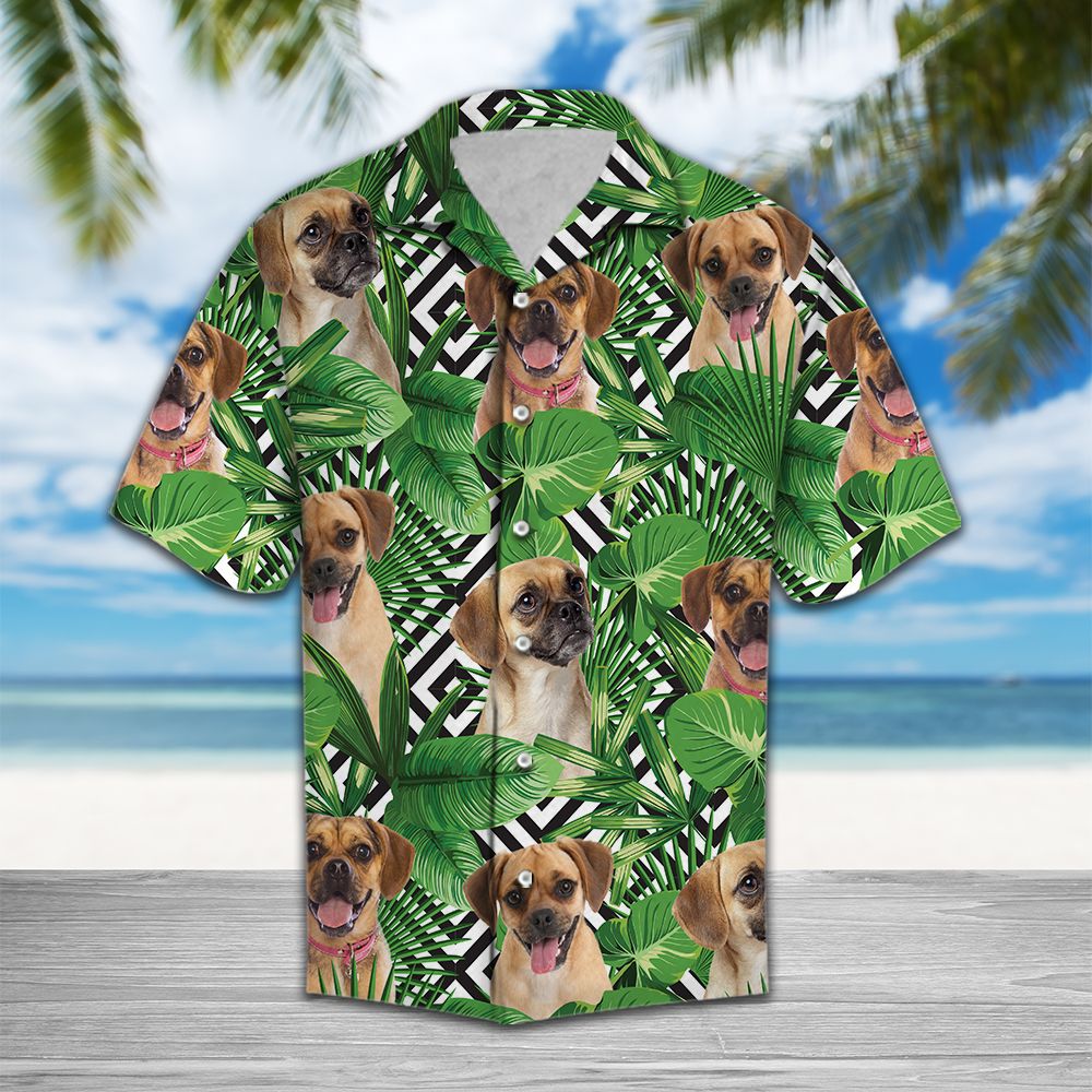 Summer exotic jungle tropical Puggle H97070 - Hawaii Shirt