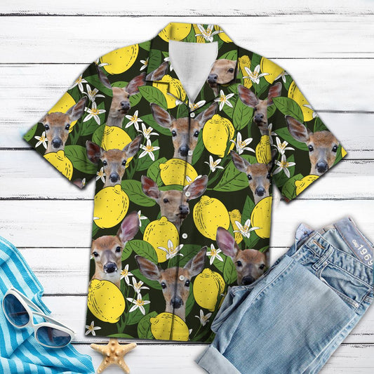 Deer Lemons Tropical T1007 - Hawaii Shirt