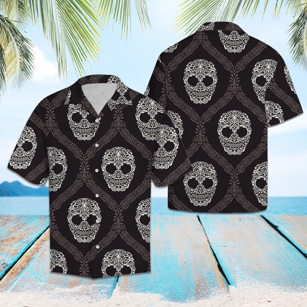 Skull Mandala T1007 - Hawaii Shirt