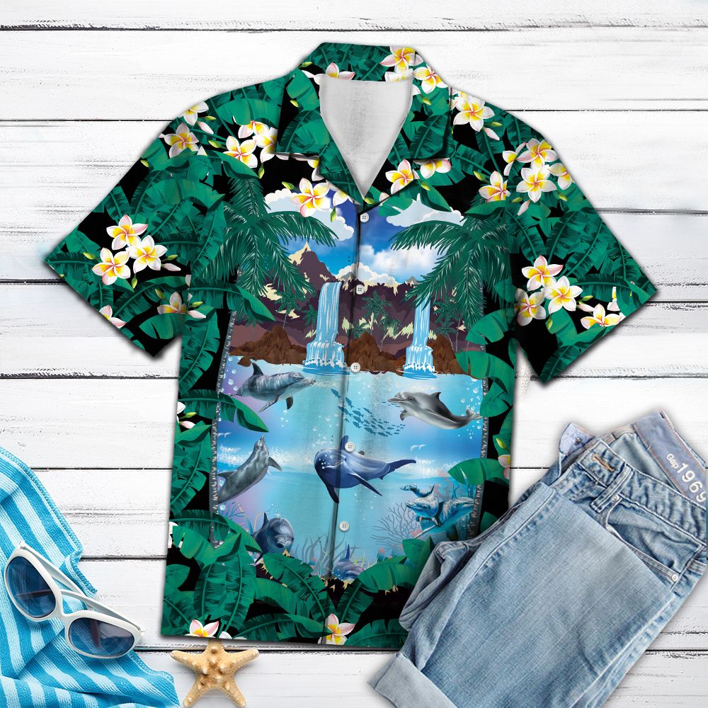 Awesome Dolphin G5710 - Hawaii Shirt