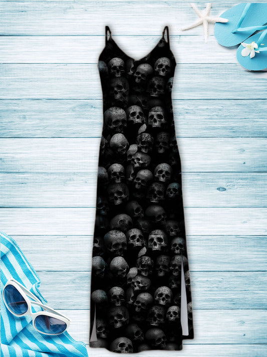 Hawaiian Skull Dark Night T1307 - Hawaii Dress