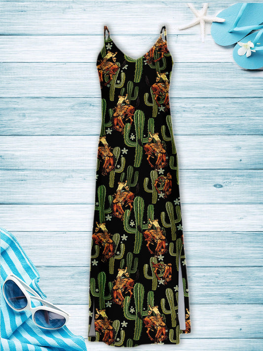 Hawaiian Cowboy Cactus T1407 - Hawaii Dress