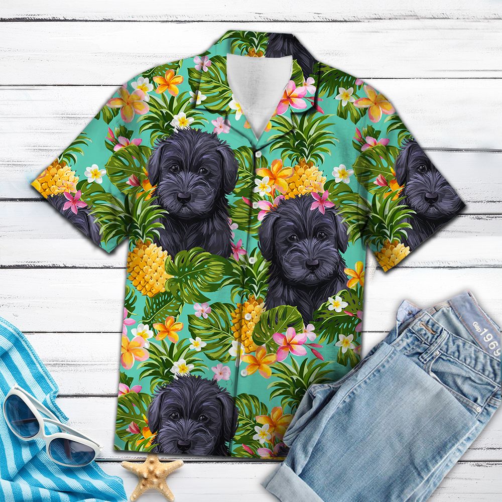 Tropical Pineapple Schnoodle H137073 - Hawaii Shirt