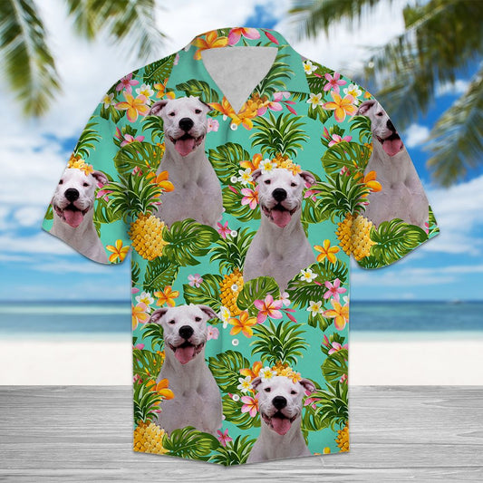 Tropical Pineapple Dogo Argentino H137075 - Hawaii Shirt