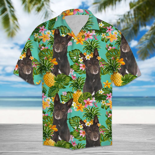 Tropical Pineapple Australian Kelpie H137076 - Hawaii Shirt