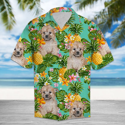 Tropical Pineapple Yorkie poo H137078 - Hawaii Shirt