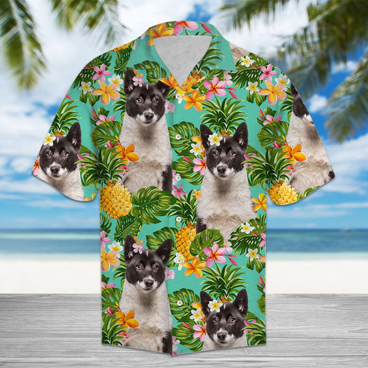 Tropical Pineapple Karelian Bear Dog H137079 - Hawaii Shirt