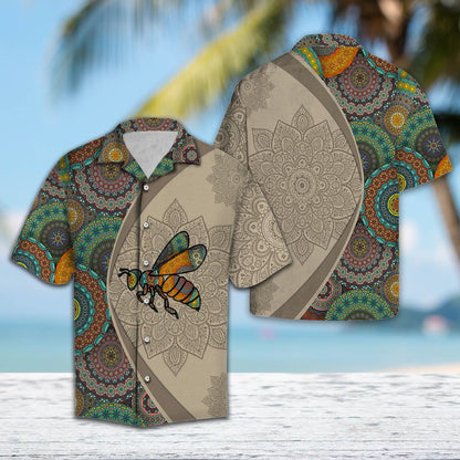 Bee Mandala H147019 - Hawaii Shirt