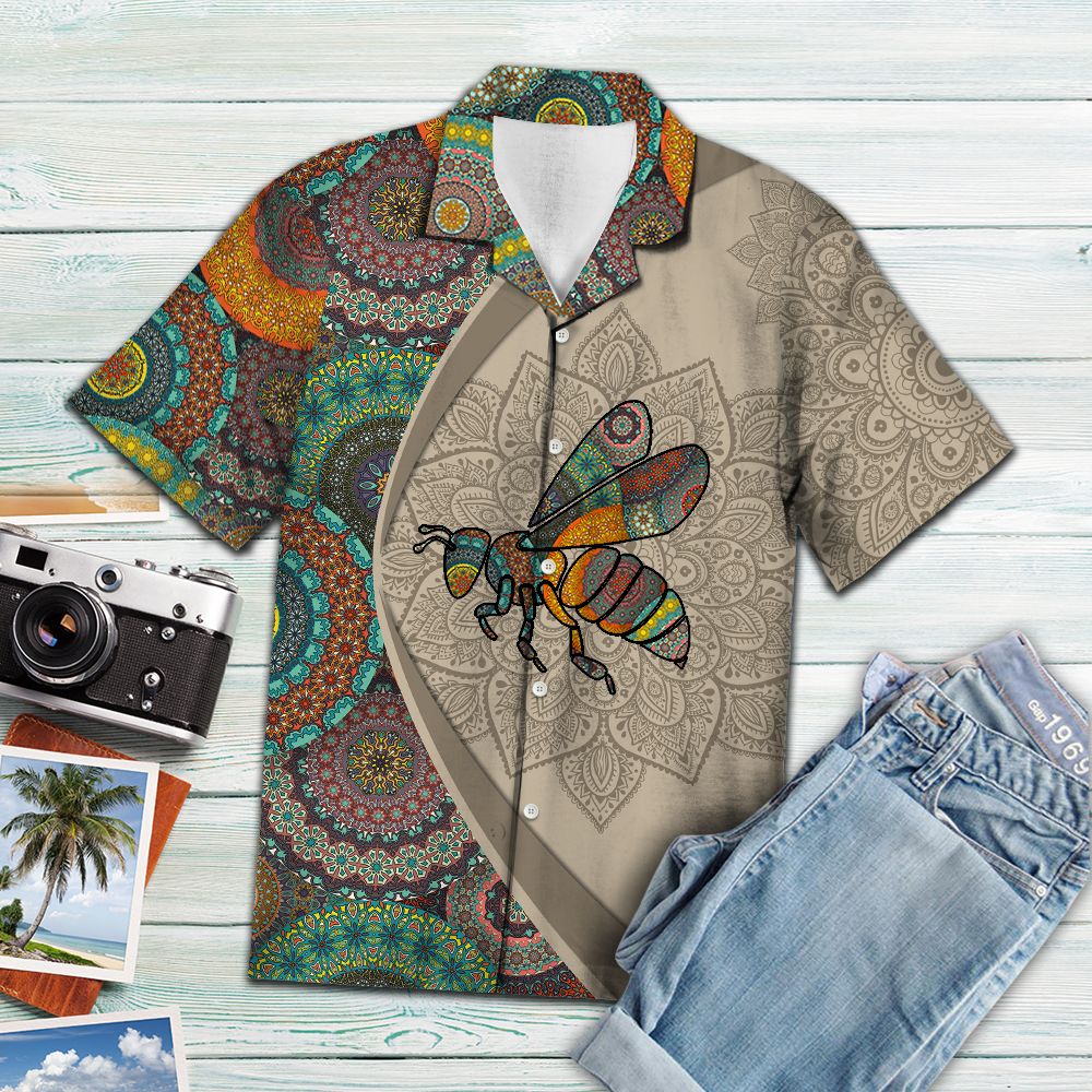 Bee Mandala H147019 - Hawaii Shirt