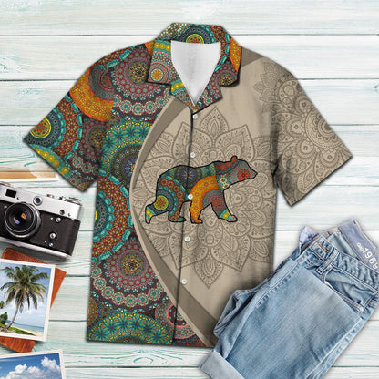 Bear Mandala H147021 - Hawaii Shirt