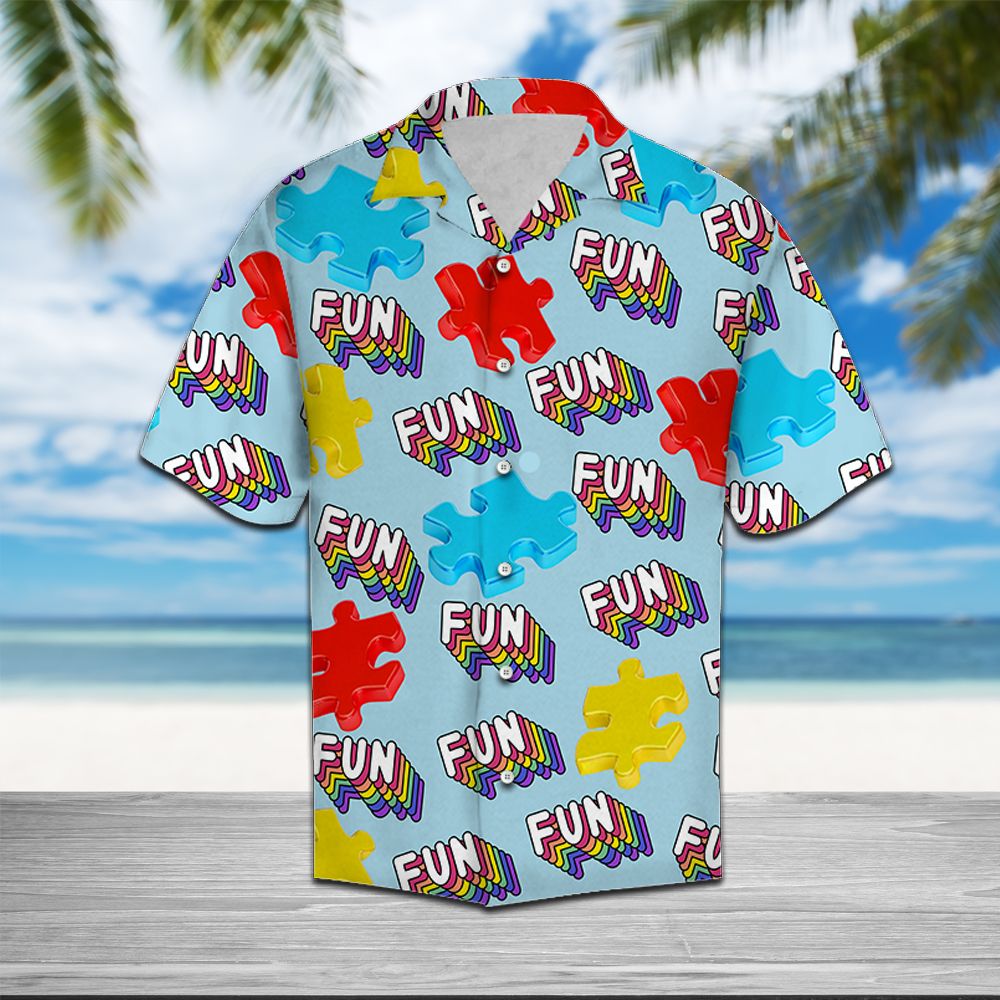 Autism Fun Summer T1507 - Hawaii Shirt