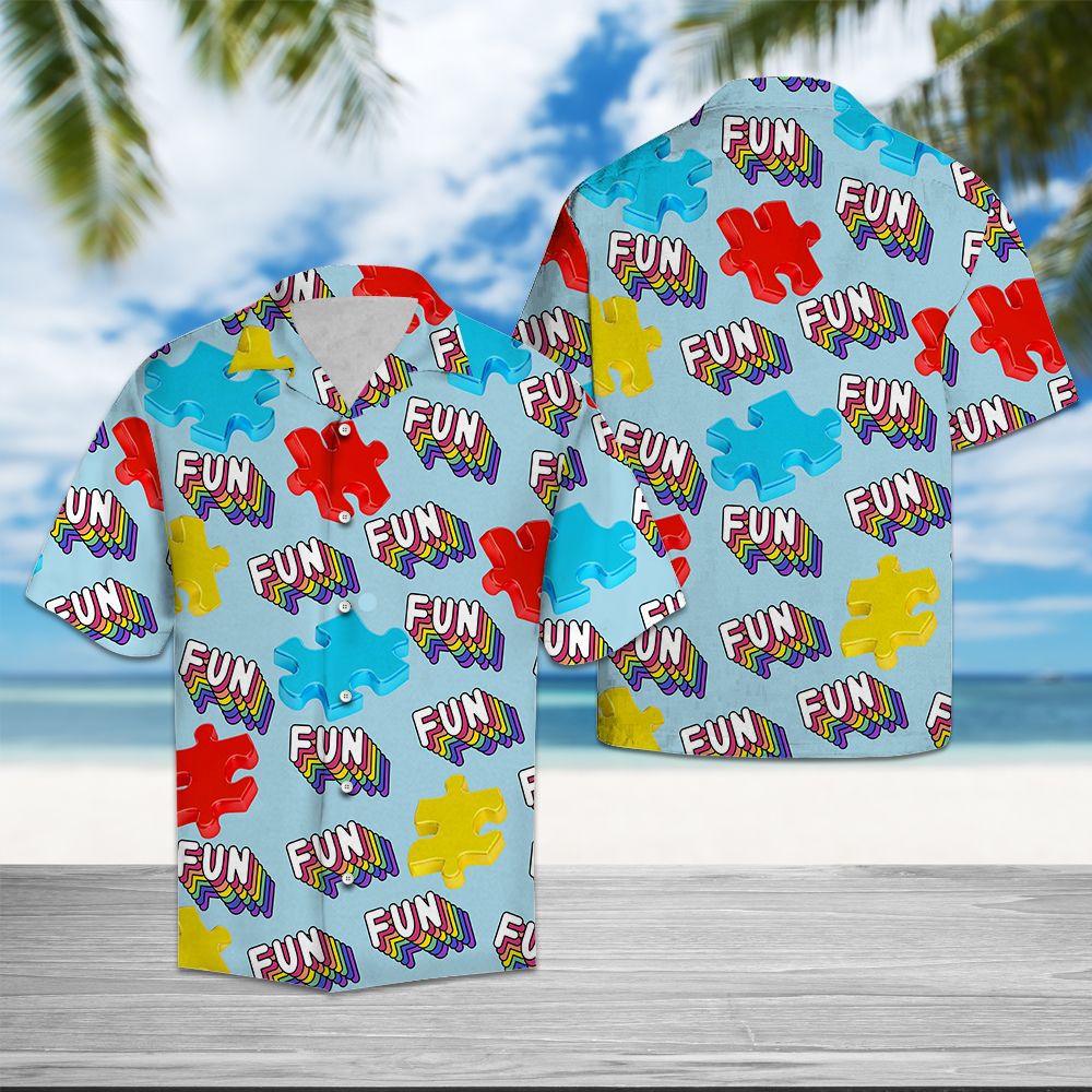 Autism Fun Summer T1507 - Hawaii Shirt