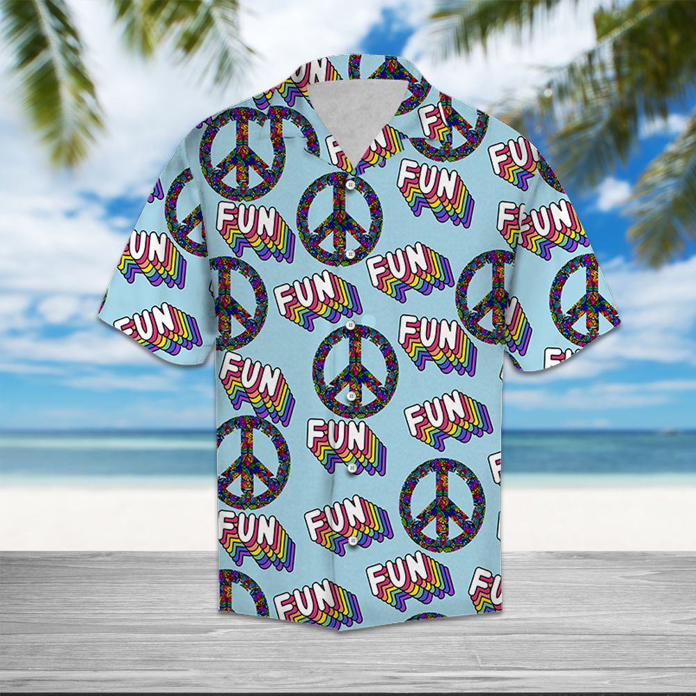 Hippie Fun Summer T1507 - Hawaii Shirt