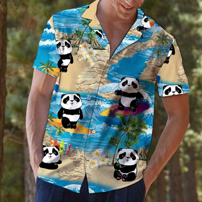 Panda Summer Vacation G5715 - Hawaii Shirt