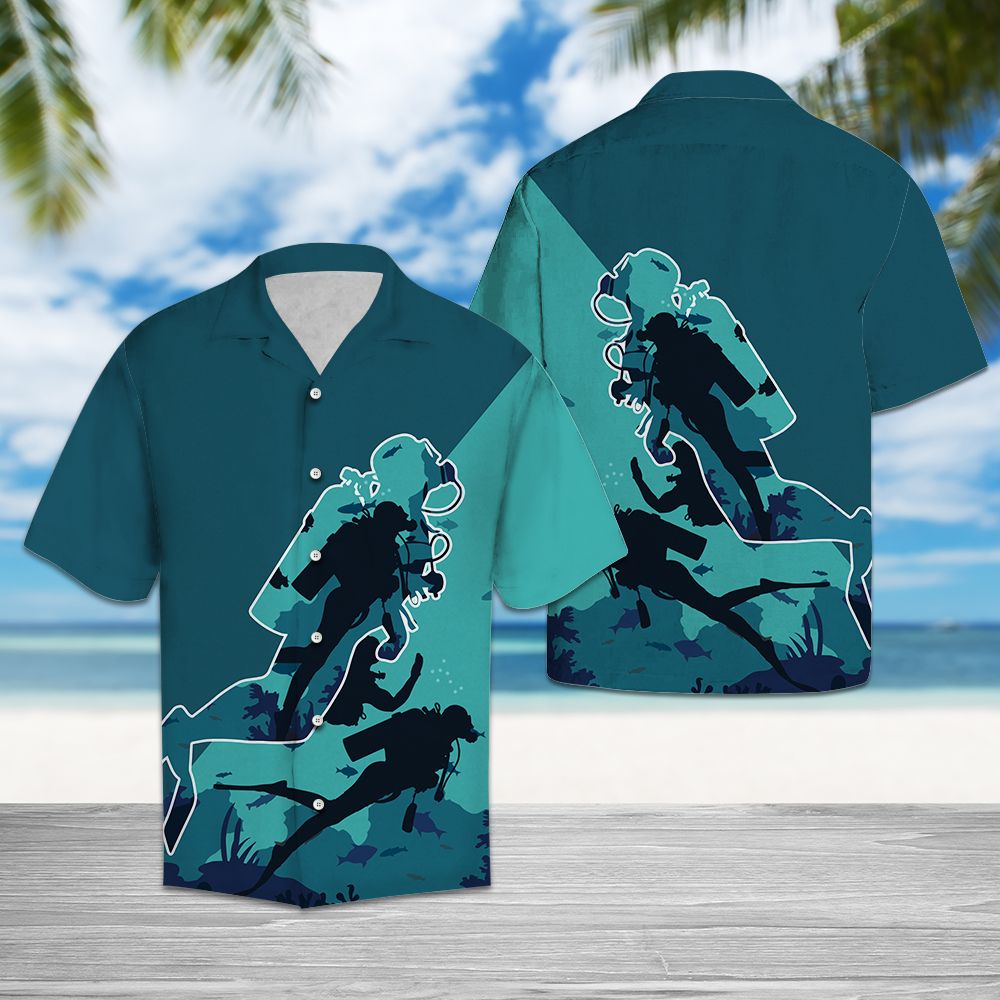 Awesome Scuba Diving G5715 - Hawaii Shirt