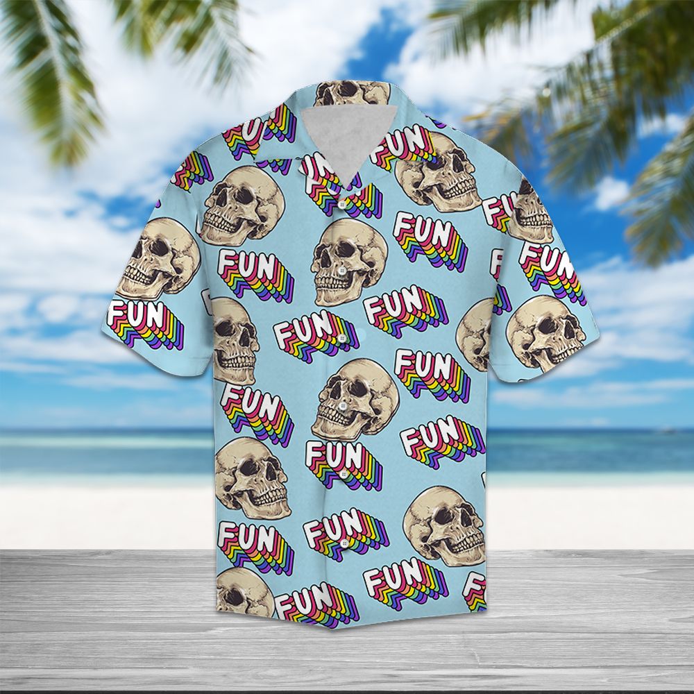 Skull Fun Summer T1507 - Hawaii Shirt