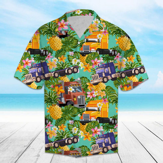 Tropical Pineapple Trucker H157005 - Hawaii Shirt