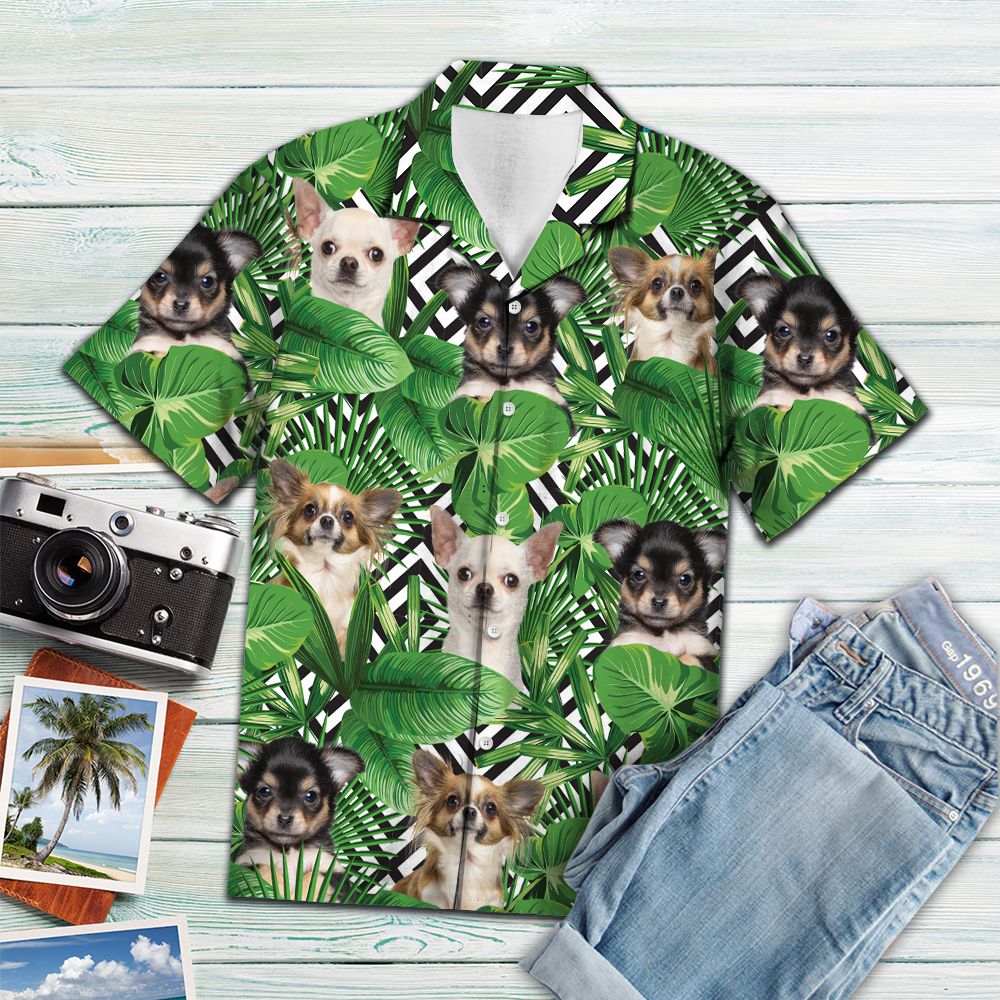 Summer exotic jungle tropical Chihuahua H157020 - Hawaii Shirt