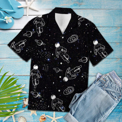 Amazing Astronaut Galaxy HT14702 - Hawaii Shirt