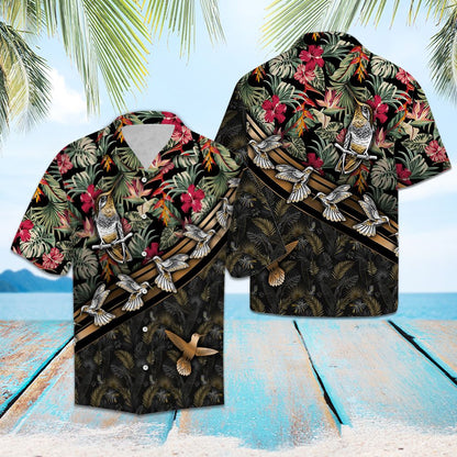 Hummingbird Floral G5715 - Hawaii Shirt