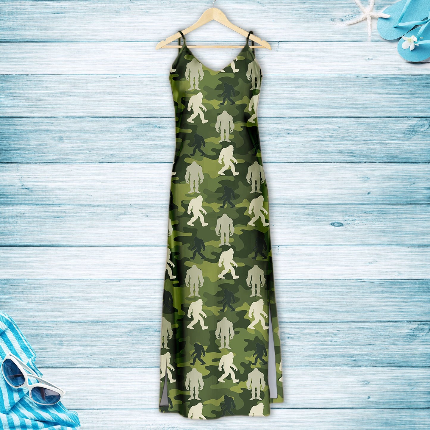 Hawaiian Bigfoot Camo H157113 - Hawaii Dress