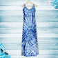 Hawaiian Blue Tie Dye H157116 - Hawaii Dress