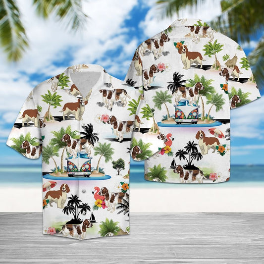 English Springer Spaniel Vacation G5716 - Hawaii Shirt