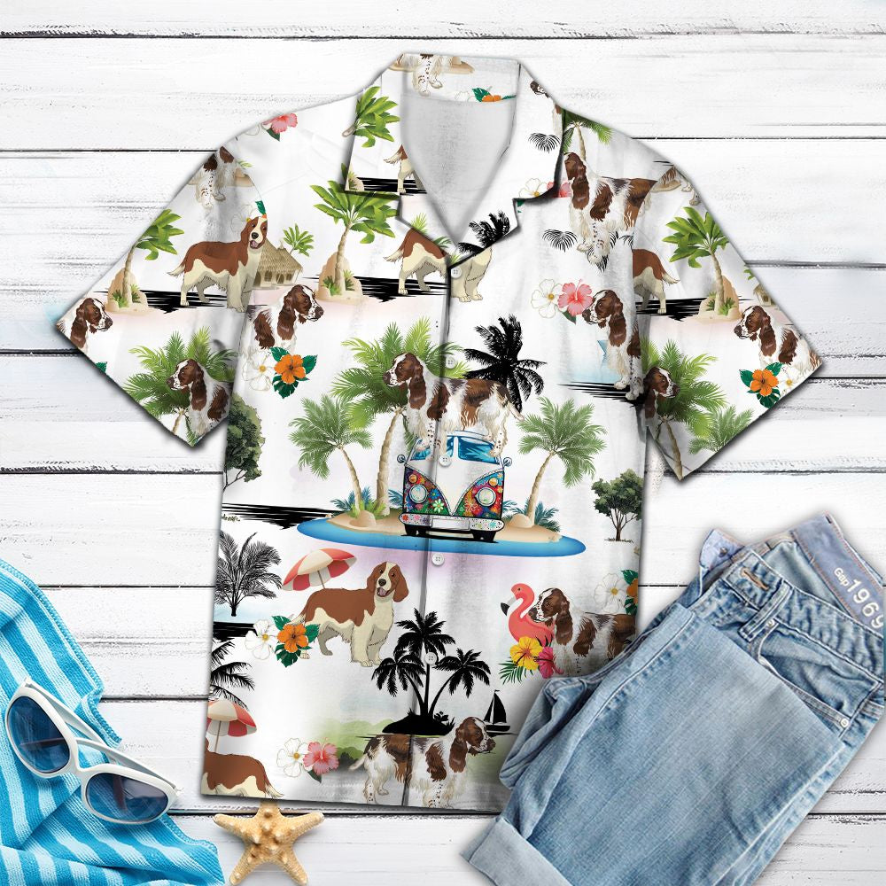 English Springer Spaniel Vacation G5716 - Hawaii Shirt