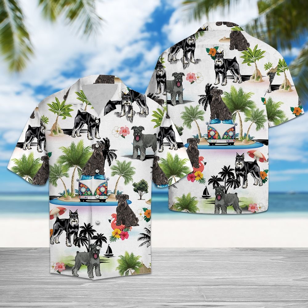 Miniature Schnauzer Vacation G5716 - Hawaii Shirt