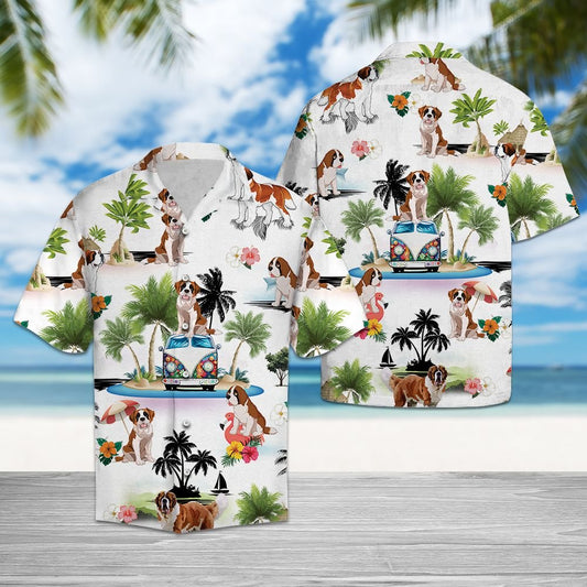 Saint Bernard Vacation G5716 - Hawaii Shirt