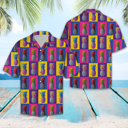 Colorful Pineapple TG5716 - Hawaii Shirt