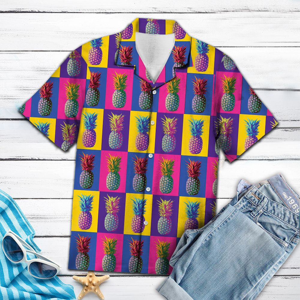 Colorful Pineapple TG5716 - Hawaii Shirt