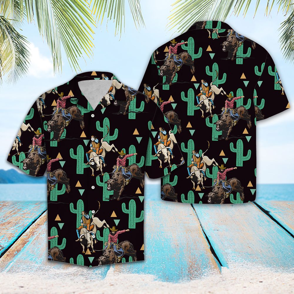 Rodeo Cactus Pattern TG5716 - Hawaii Shirt