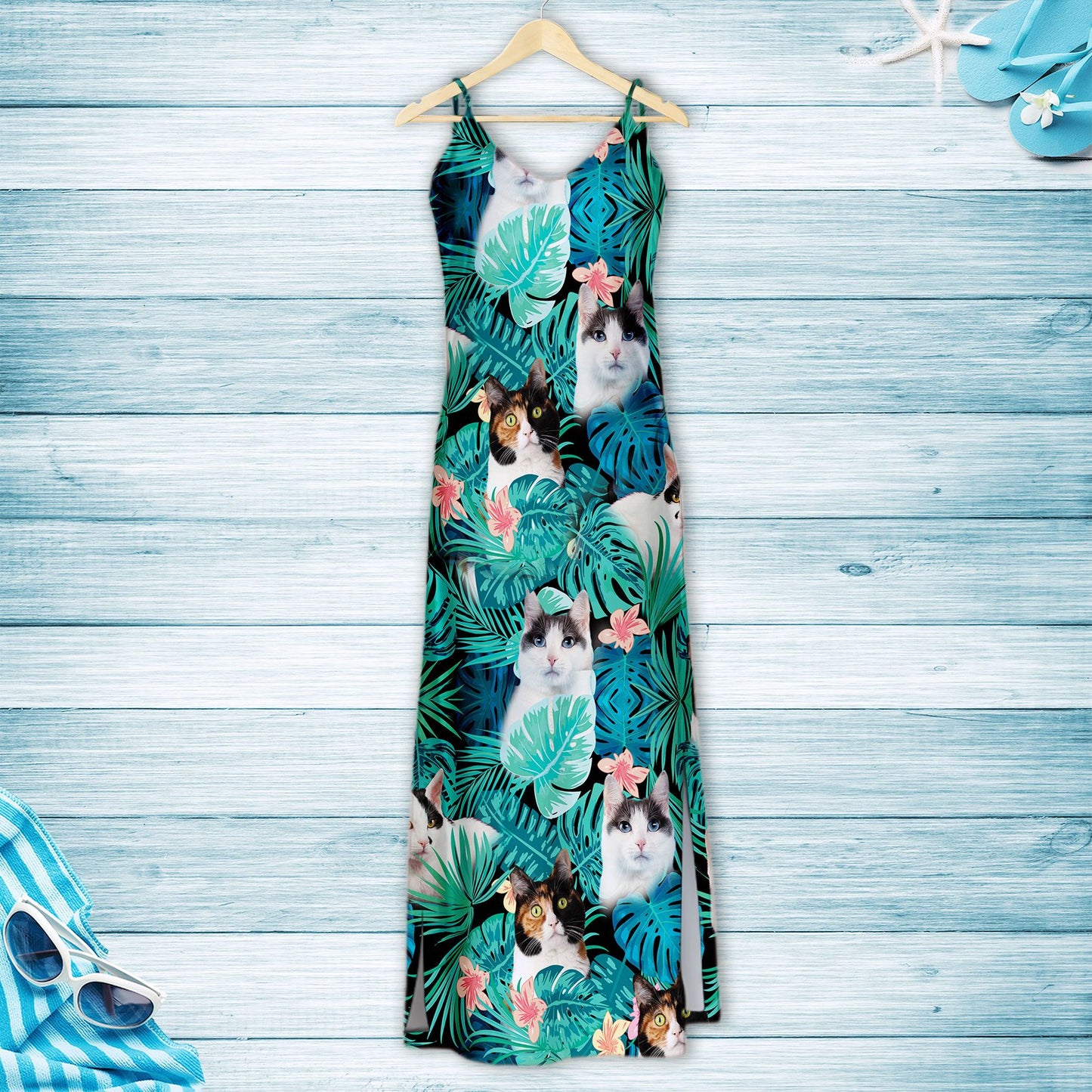 Hawaiian Tropical Japanese Bobtail G5716 - Hawaii Dress