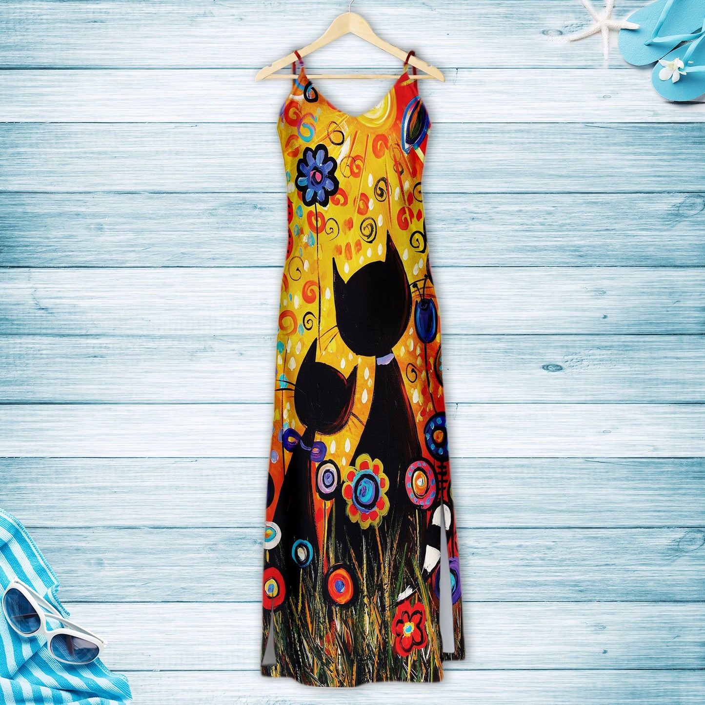Black Cat Paradise G5716 - Hawaiian Dress