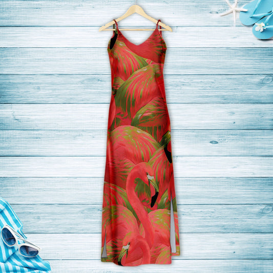 Colorful Flamingo G5716 - Hawaiian Dress
